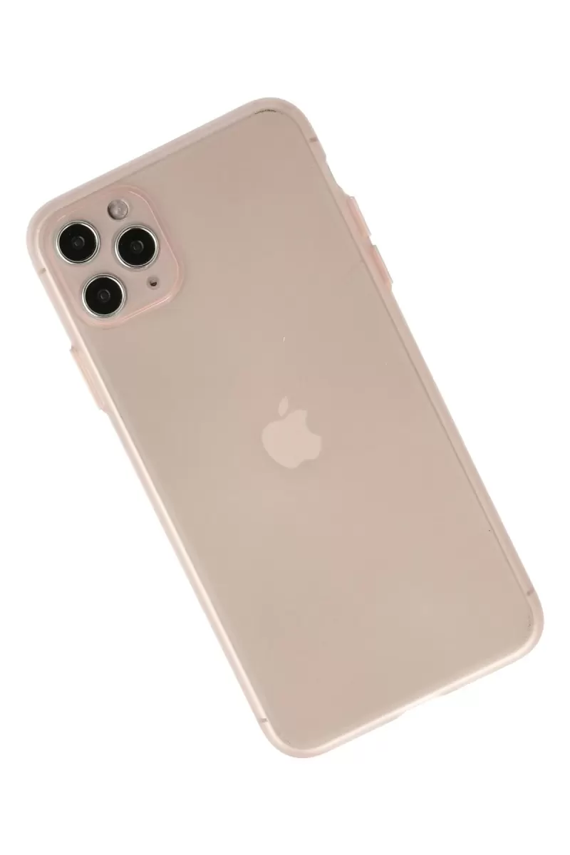 Newface Apple iPhone 11 Pro Max Kılıf Puma Silikon - Pembe