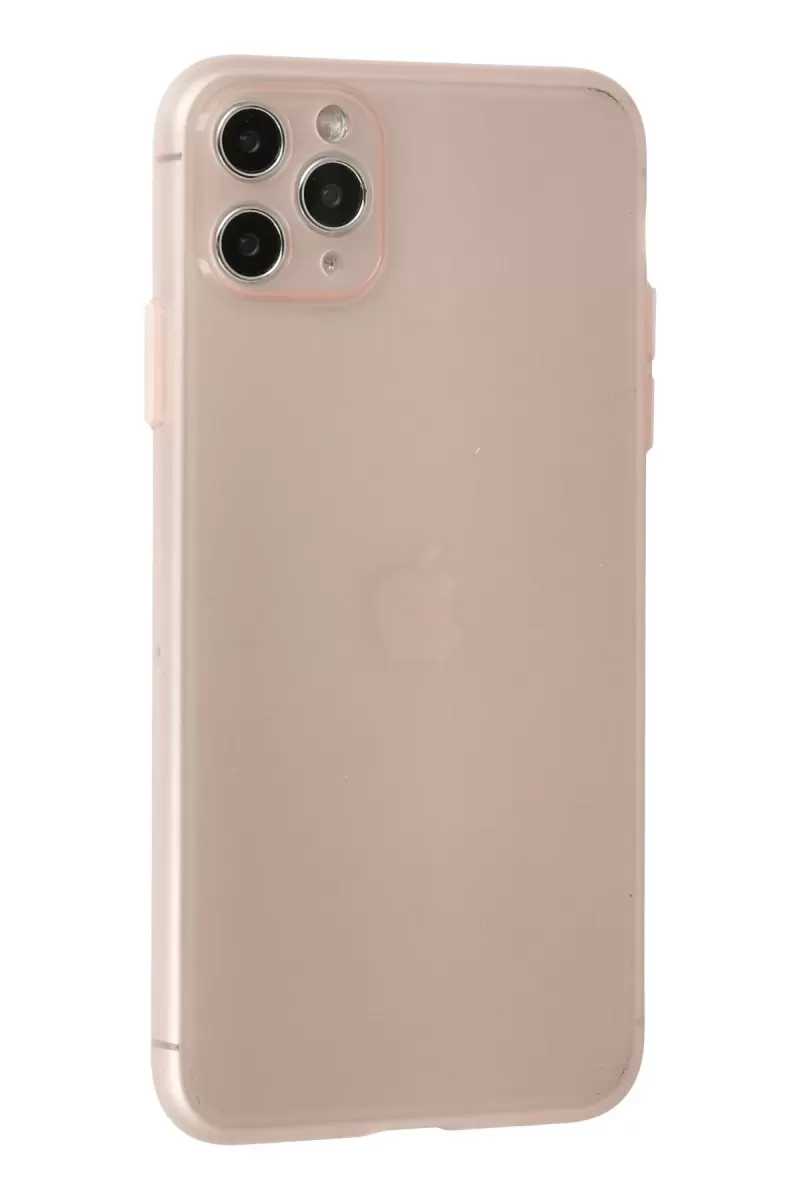 Newface Apple iPhone 11 Pro Max Kılıf Puma Silikon - Pembe