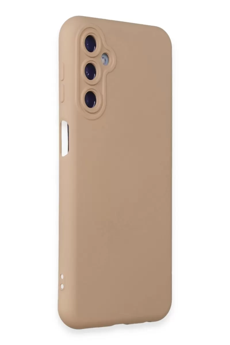 Newface Samsung Galaxy M14 5G Kılıf Nano içi Kadife Silikon - Pudra