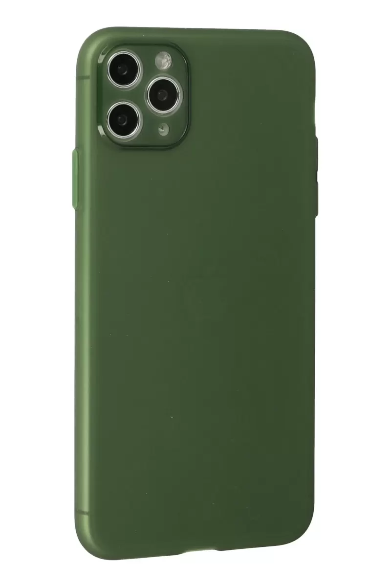 Newface Apple iPhone 11 Pro Max Kılıf Puma Silikon - Yeşil
