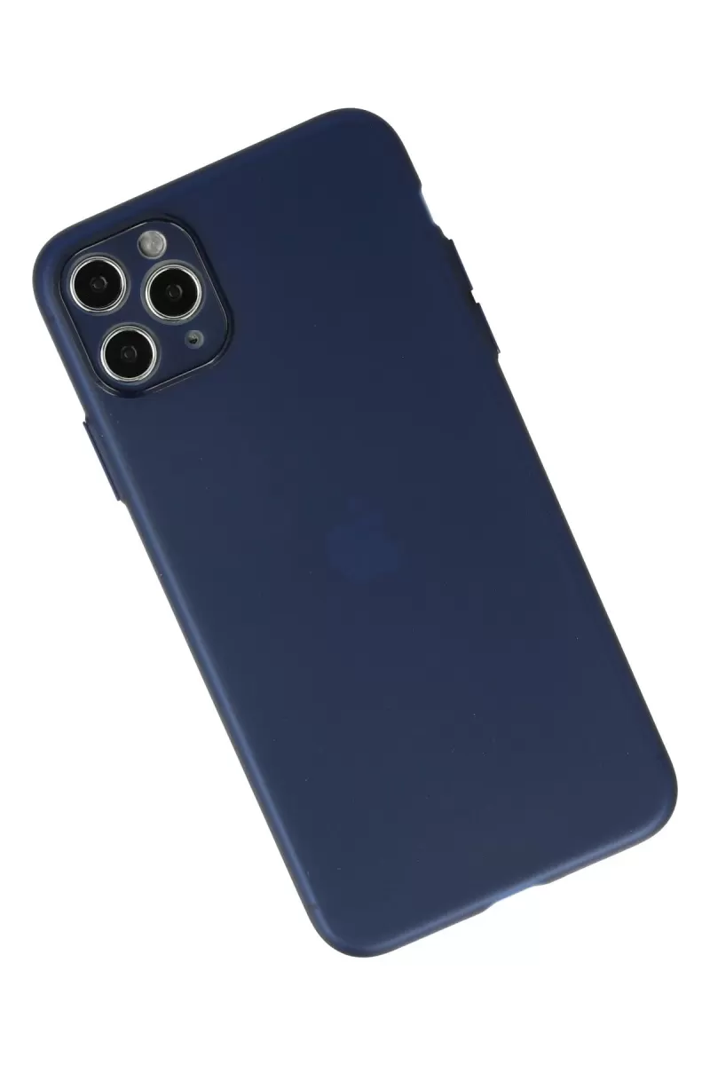 Newface Apple iPhone 11 Pro Max Kılıf Puma Silikon - Mavi