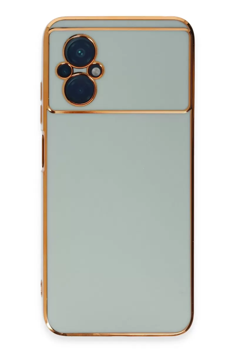 Newface Xiaomi Poco M5 Kılıf Volet Silikon - Açık Yeşil