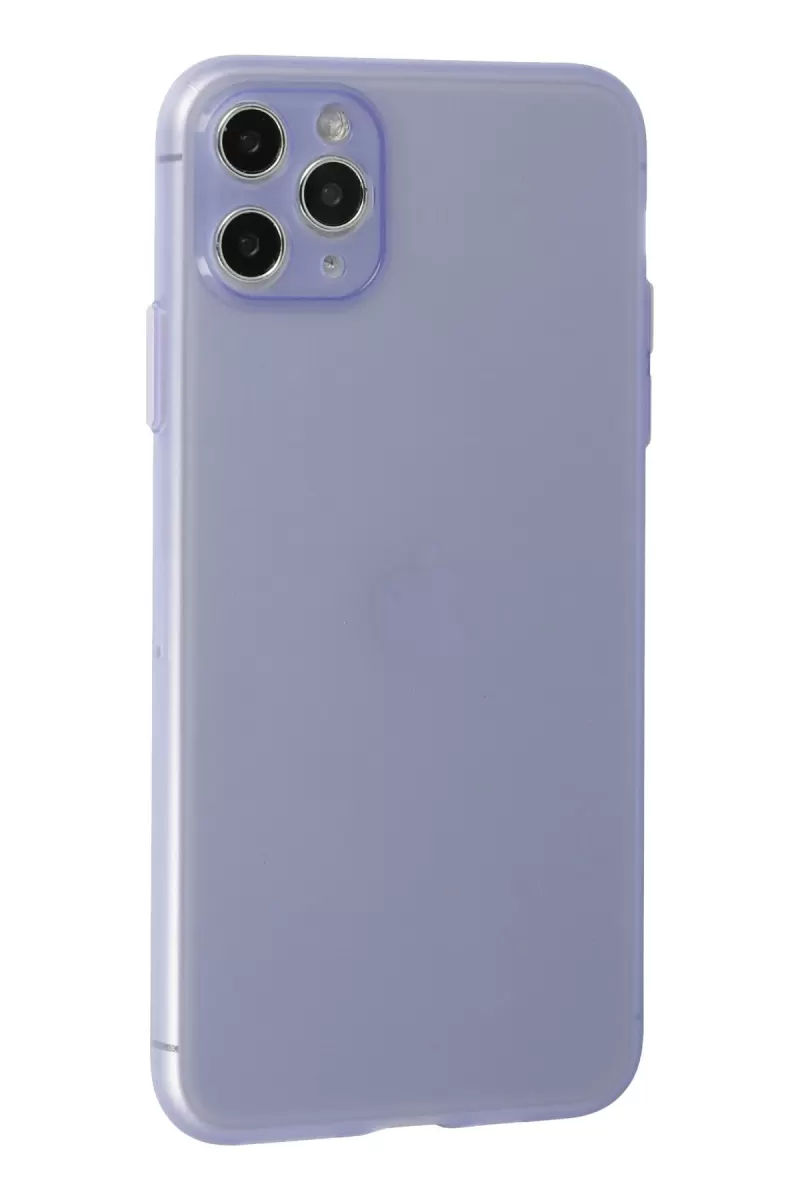 Newface Apple iPhone 11 Pro Max Kılıf Puma Silikon - Mor