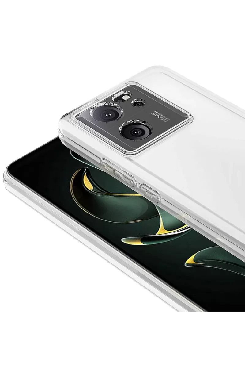 Newface Xiaomi Mi 13T Pro Kılıf Lüx Şeffaf Silikon