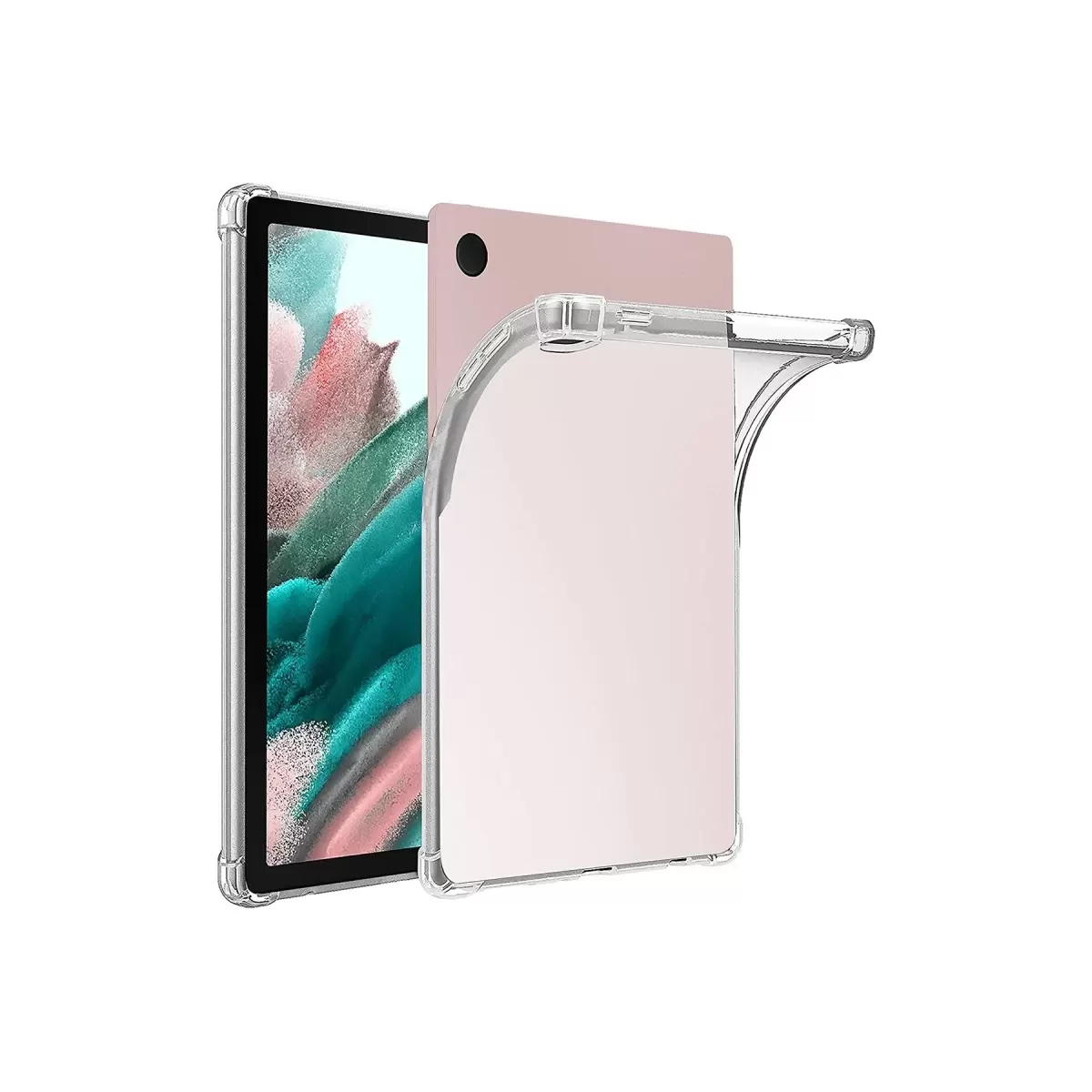 Newface Samsung Galaxy X510 Tab S9 FE 11 Kılıf Anti Shock Tablet Silikon - Şeffaf