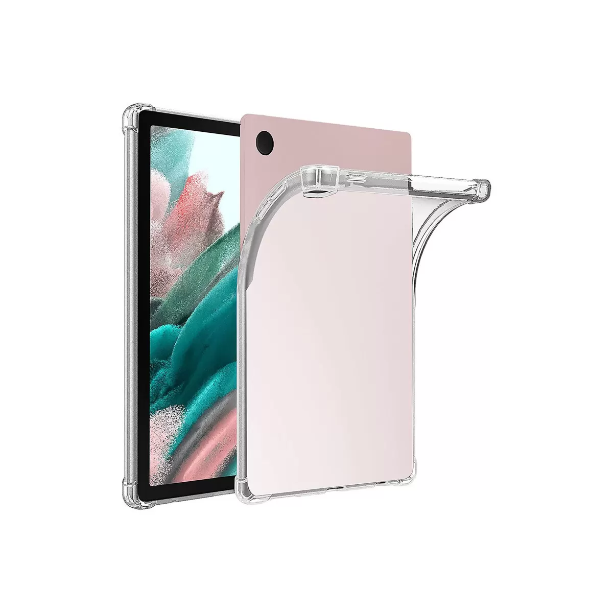 Newface Samsung Galaxy X510 Tab S9 FE 11 Kılıf Anti Shock Tablet Silikon - Şeffaf