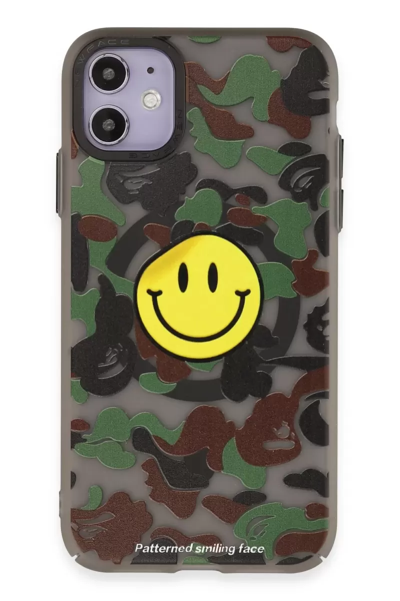 Newface Apple iPhone 11 Kılıf Apollo Magneticsafe Desenli Kapak - Apollo Siyah - 4