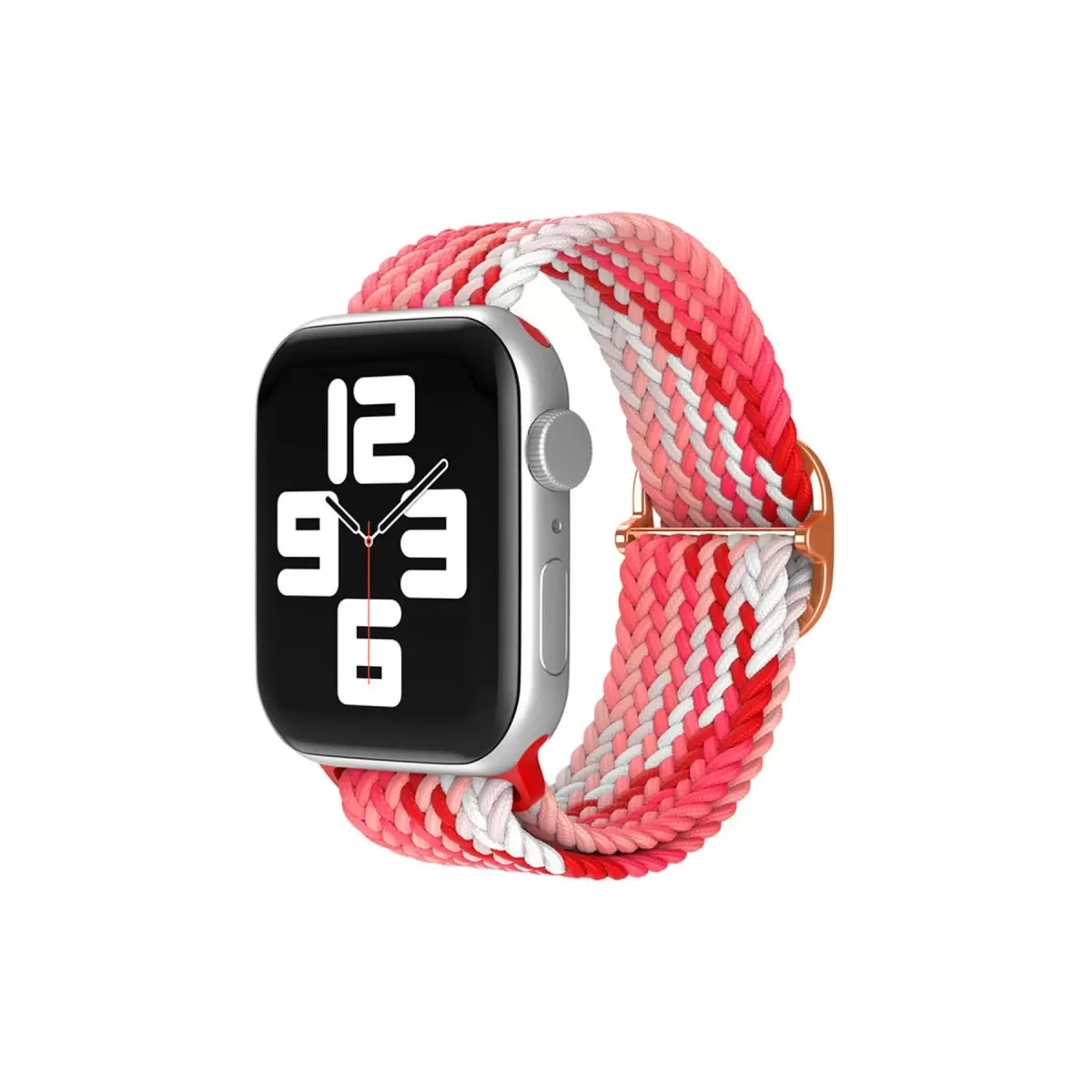 Newface Apple Watch 42mm Star Kordon - Pembe-Kırmızı