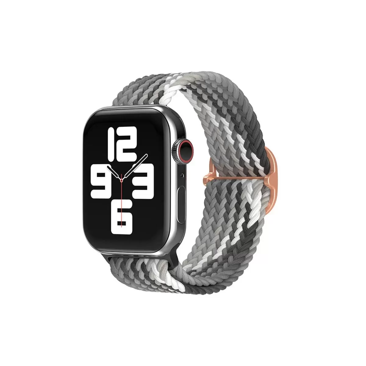 Newface Apple Watch 42mm Star Kordon - Gri-Siyah