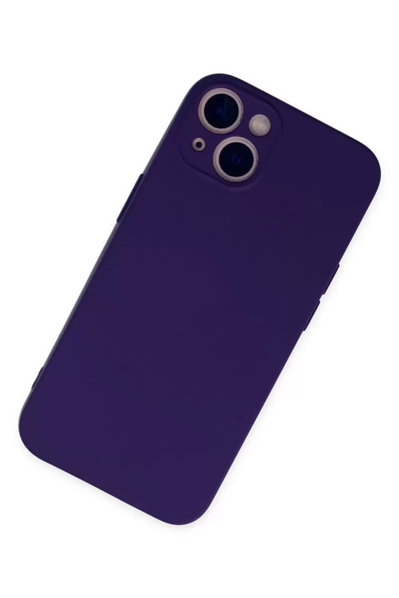 Newface Apple iPhone 13 Mini Kılıf Nano içi Kadife Silikon - Mor