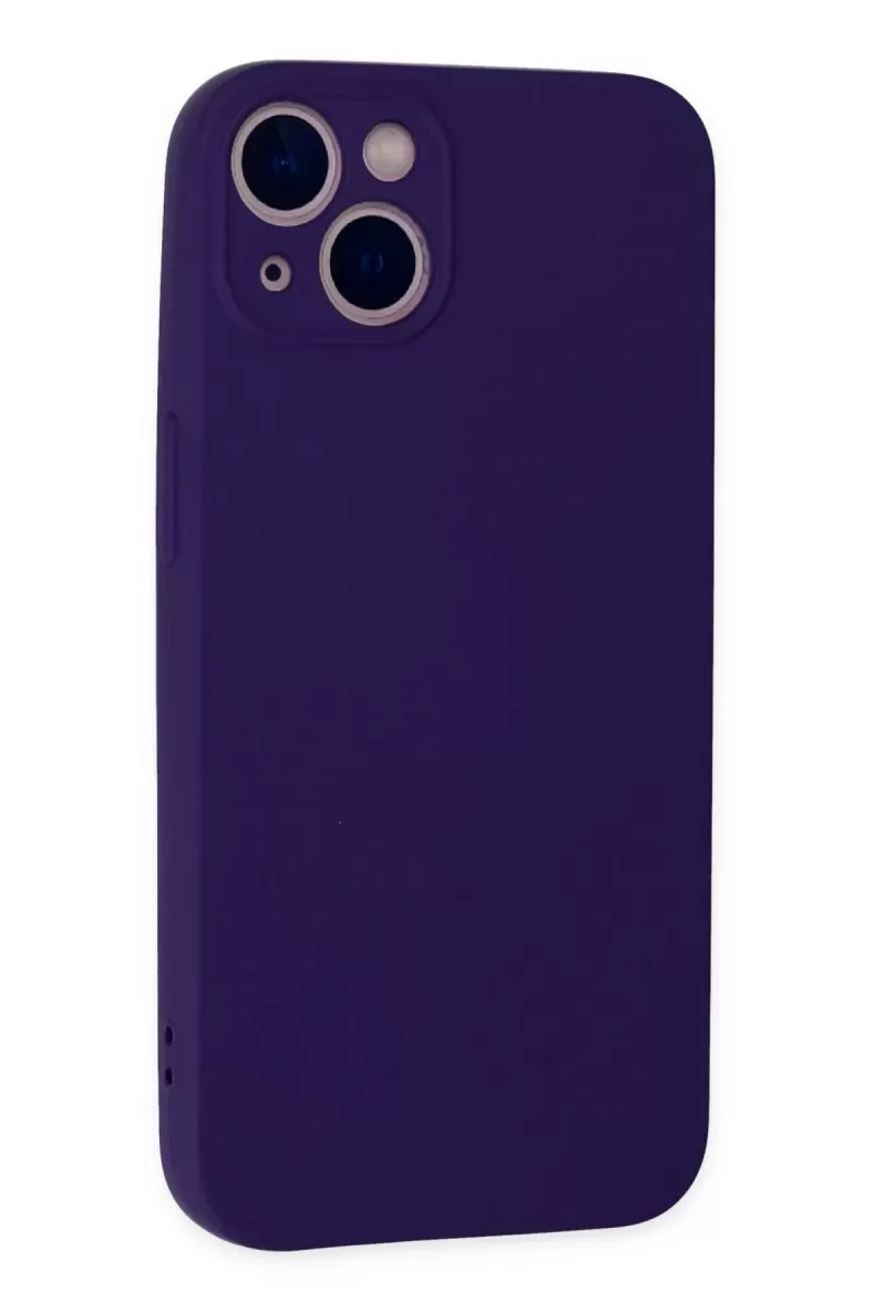 Newface Apple iPhone 13 Mini Kılıf Nano içi Kadife Silikon - Mor