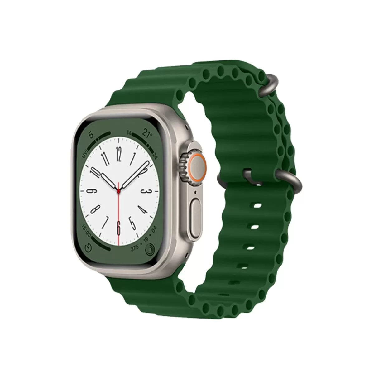 Newface Apple Watch 42mm Ocean Kordon - Koyu Yeşil