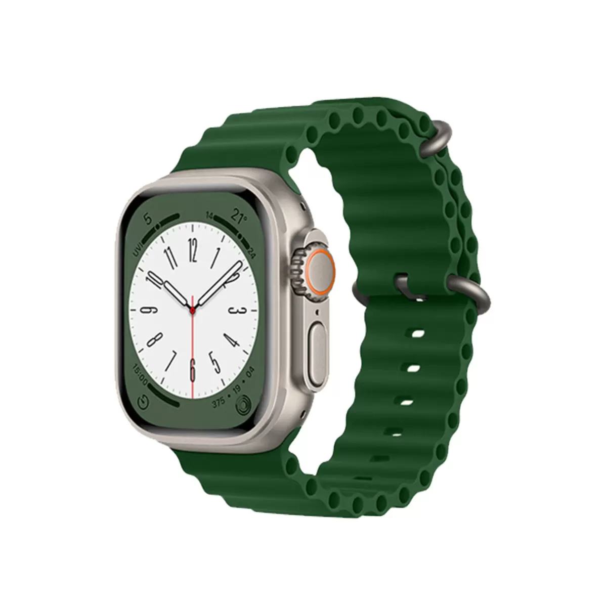 Newface Apple Watch 42mm Ocean Kordon - Koyu Yeşil