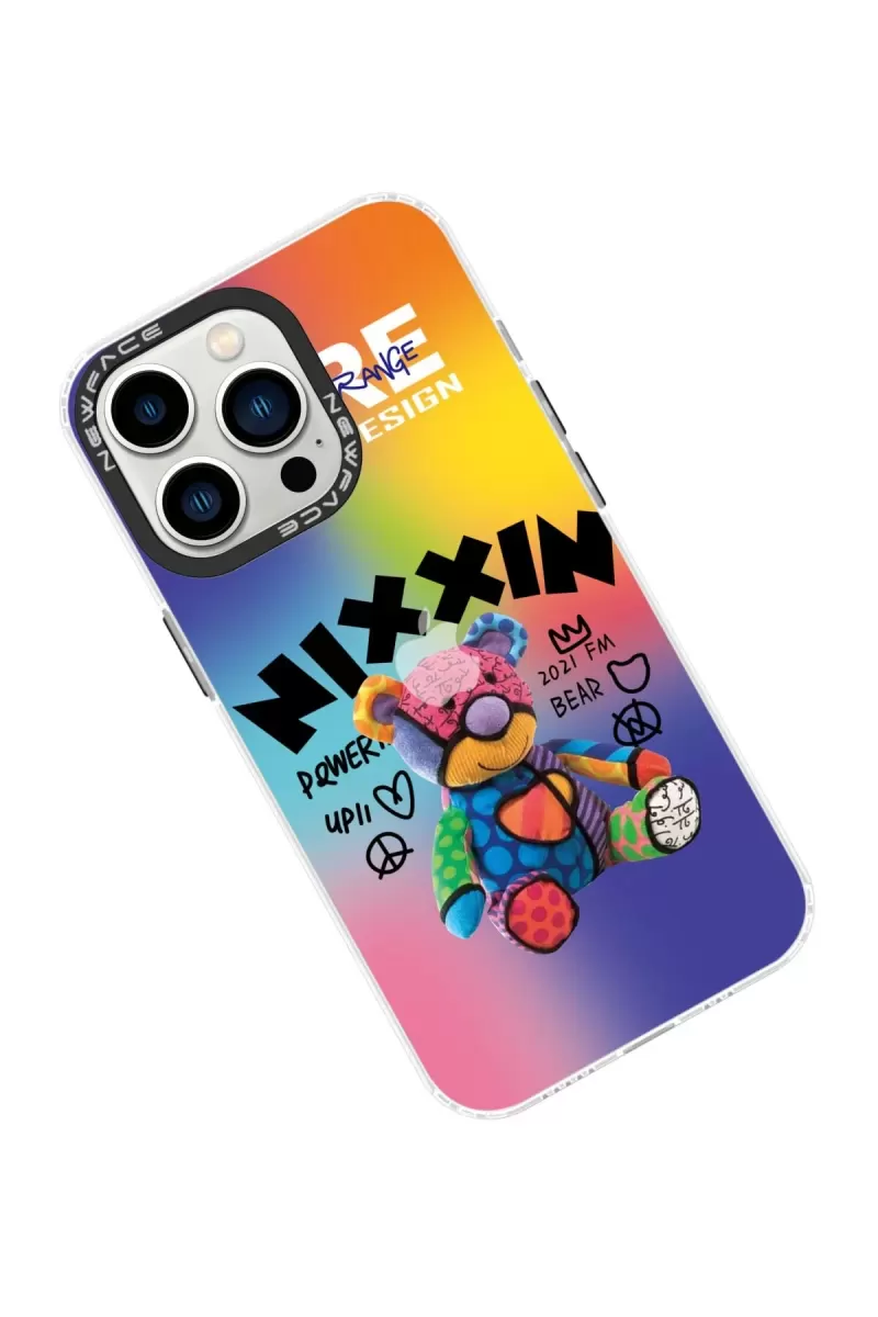 Newface Apple iPhone 14 Pro Max Kılıf Estoril Desenli Kapak - Estoril - 11