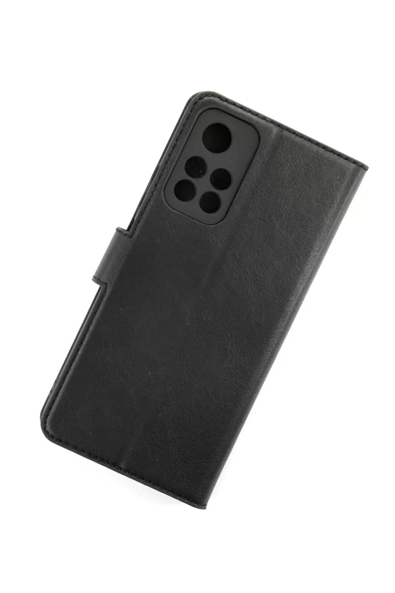 Newface Xiaomi Redmi Note 11T Kılıf Trend S Plus Kapaklı Kılıf - Siyah