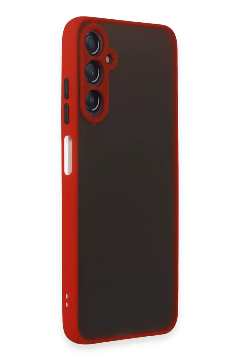 Newface Samsung Galaxy A05S Kılıf Montreal Silikon Kapak - Kırmızı