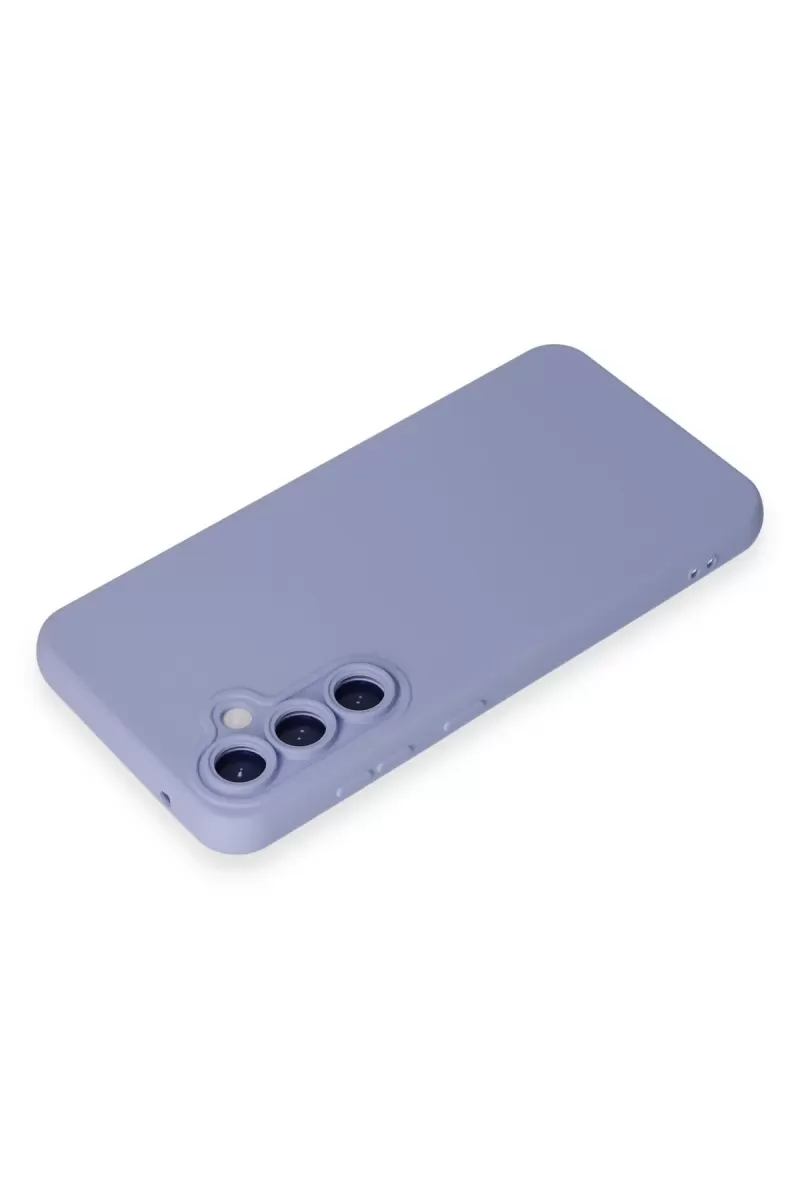 Newface Samsung Galaxy S23 FE Kılıf Nano içi Kadife Silikon - Lila