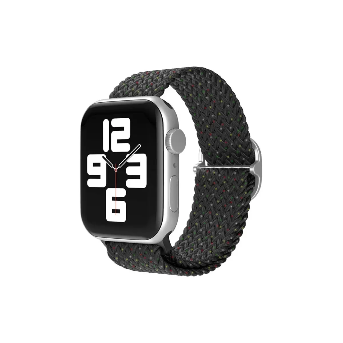 Newface Apple Watch 42mm Star Kordon - Benekli Siyah