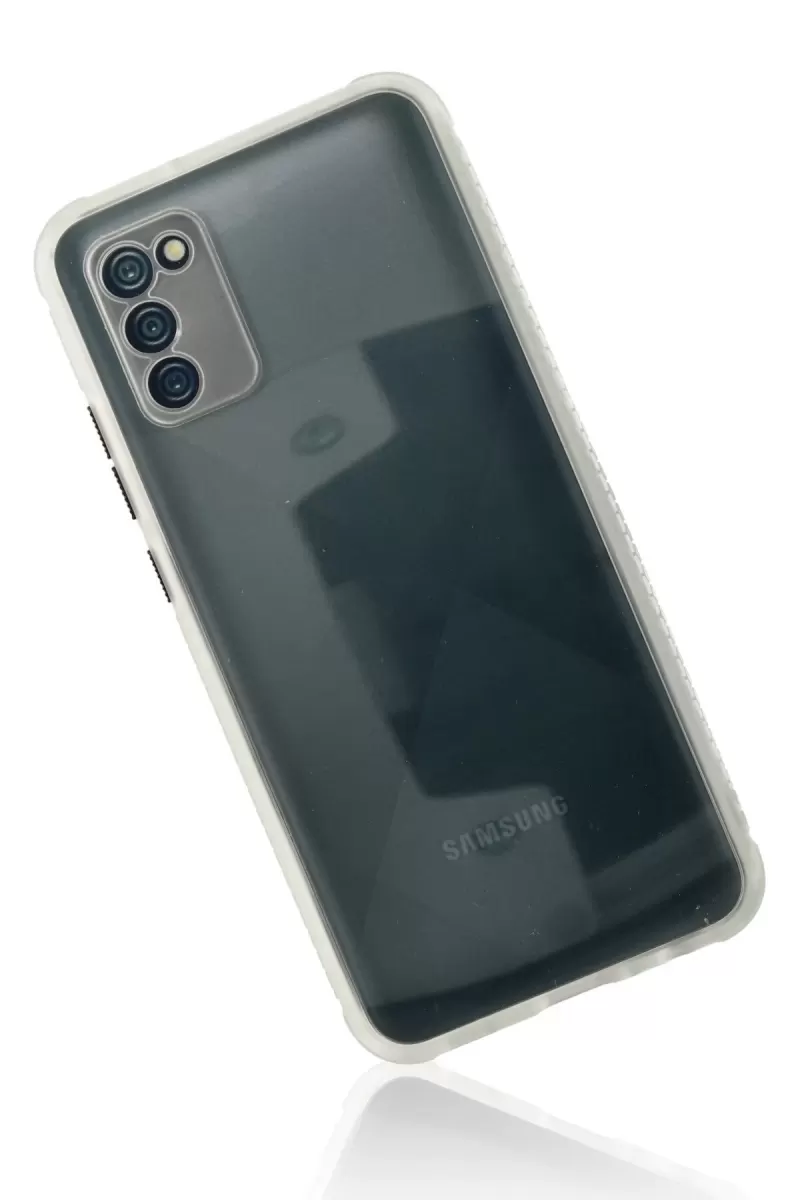Newface Samsung Galaxy A02S Kılıf Miami Şeffaf Silikon - Şeffaf