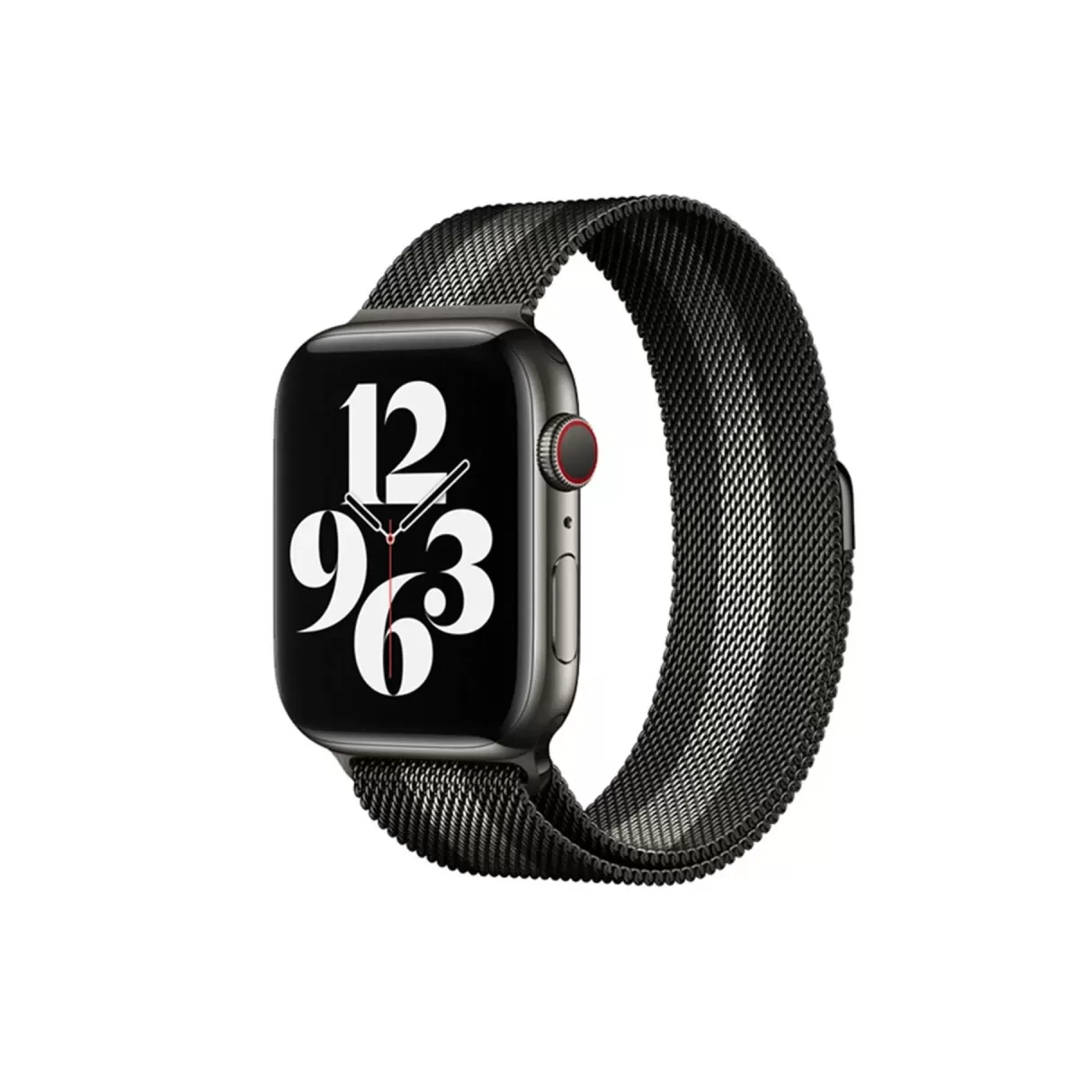 Newface Apple Watch 38mm Metal Mıknatıslı Kordon - Siyah-Beyaz