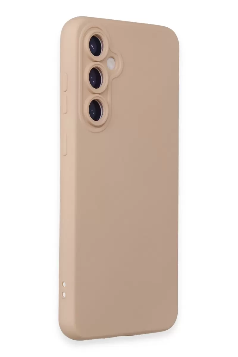 Newface Samsung Galaxy S23 FE Kılıf Nano içi Kadife Silikon - Pudra