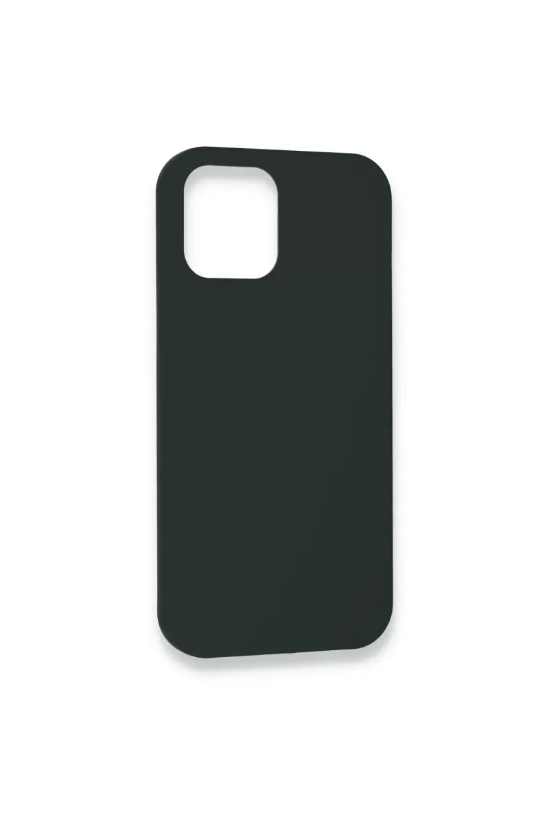 Newface Apple iPhone 12 Pro Kılıf Lansman Legant Silikon - Koyu Yeşil