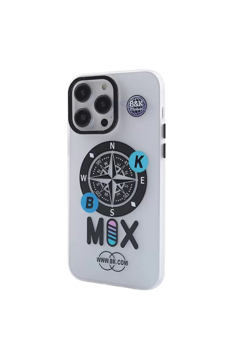 Newface Apple iPhone 12 Pro Max Kılıf Apollo Magneticsafe Desenli Kapak - Apollo Şeffaf - 3