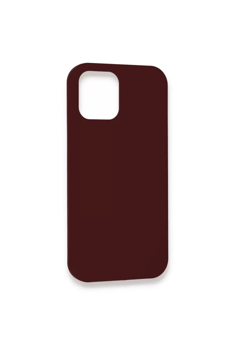 Newface Apple iPhone 12 Pro Kılıf Lansman Legant Silikon - Bordo