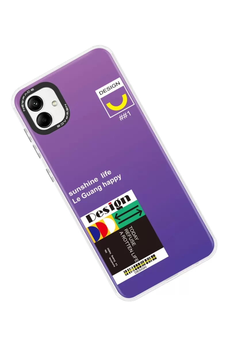 Newface Samsung Galaxy A04 Kılıf Estoril Desenli Kapak - Estoril - 4