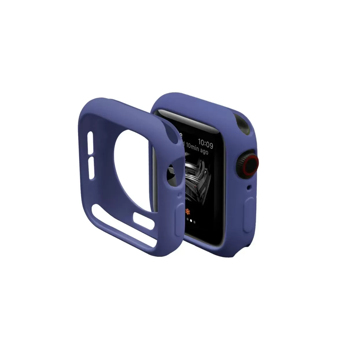 Newface Apple Watch 40mm Silikon Alt Kasa - Mavi