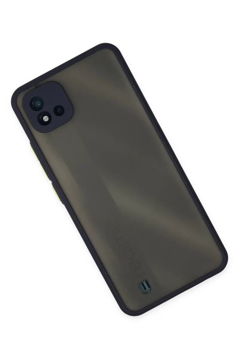 Newface Realme C11 2021 Kılıf Montreal Silikon Kapak - Lacivert