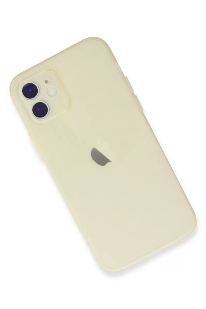 Newface Apple iPhone 12 Kılıf Puma Silikon - Gold