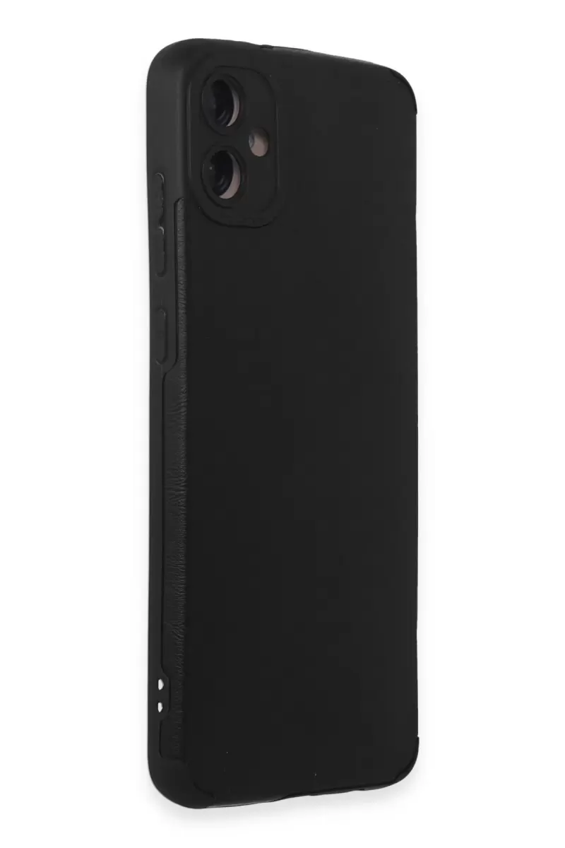 Newface Samsung Galaxy A05 Kılıf Loop Deri Silikon - Siyah
