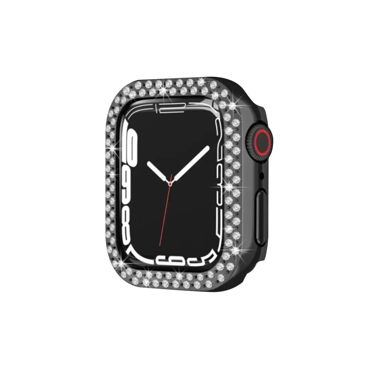Newface Apple Watch 42mm Taşlı Kasa - Siyah