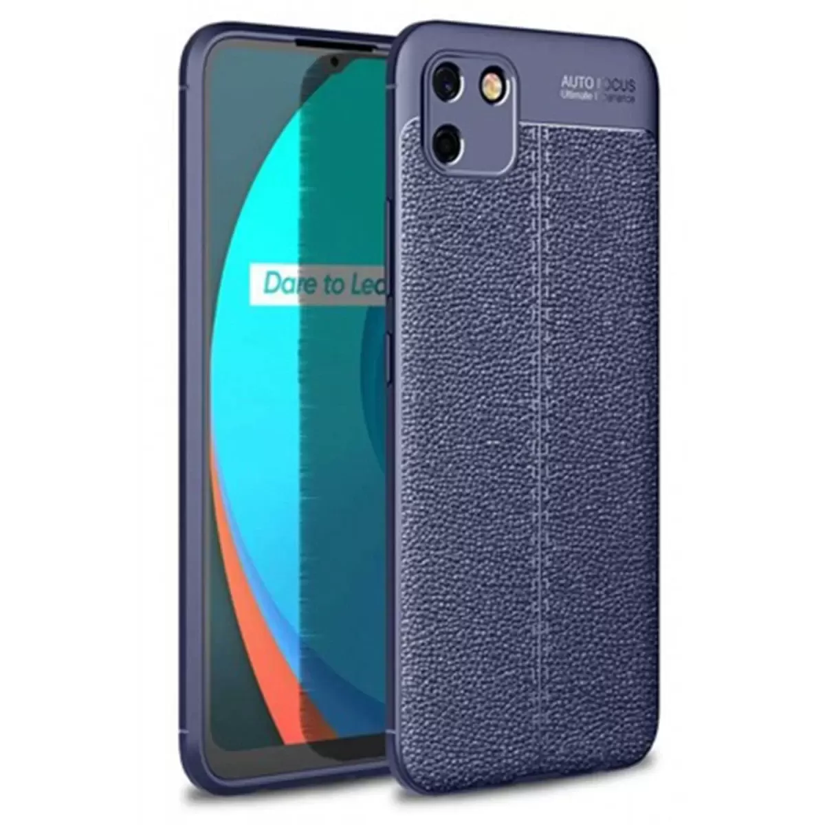 Newface Realme C11 Kılıf Auto Focus Kapak - Lacivert