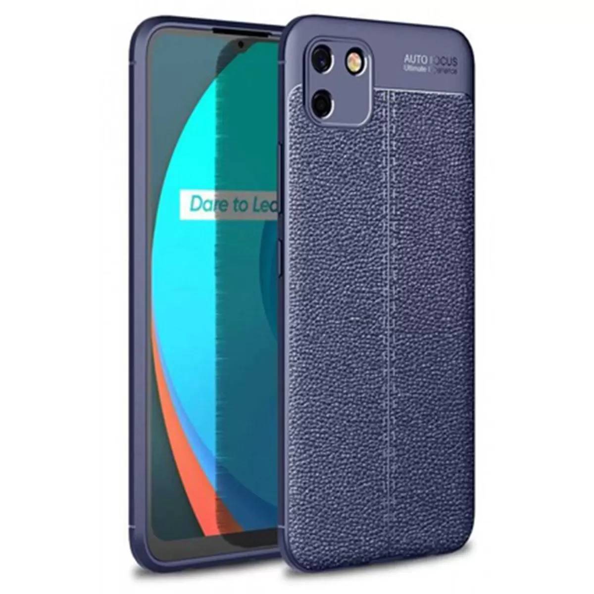 Newface Realme C11 Kılıf Auto Focus Kapak - Lacivert