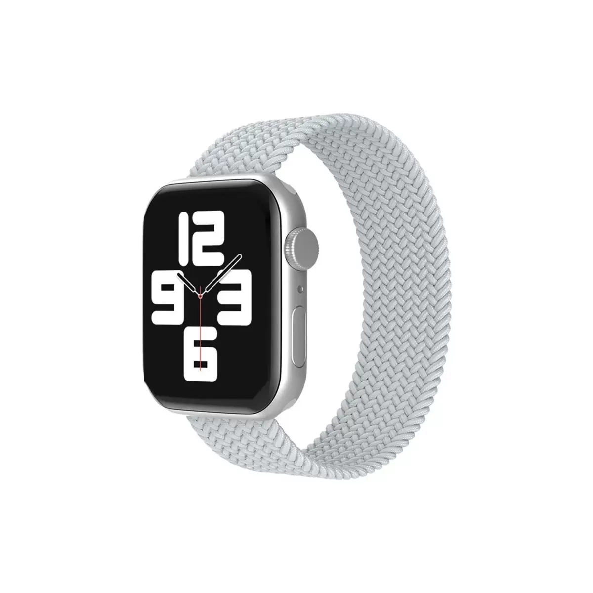 Newface Apple Watch 38mm Ayarlı Solo Silikon Kordon - Beyaz