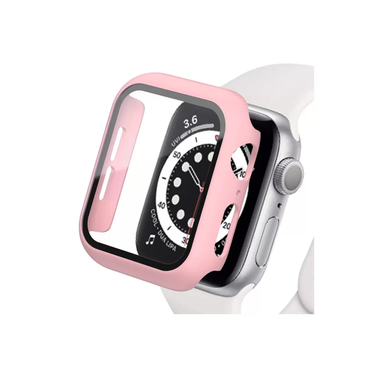 Newface Apple Watch 38mm Camlı Kasa Ekran Koruyucu - Rose Gold