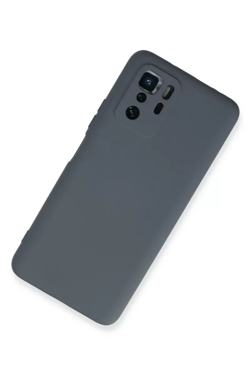 Newface Xiaomi Poco X3 GT Kılıf Nano içi Kadife Silikon - Gri