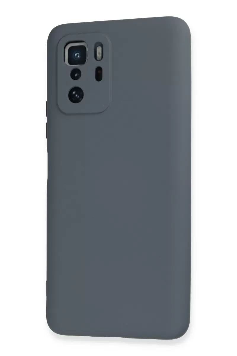 Newface Xiaomi Poco X3 GT Kılıf Nano içi Kadife Silikon - Gri