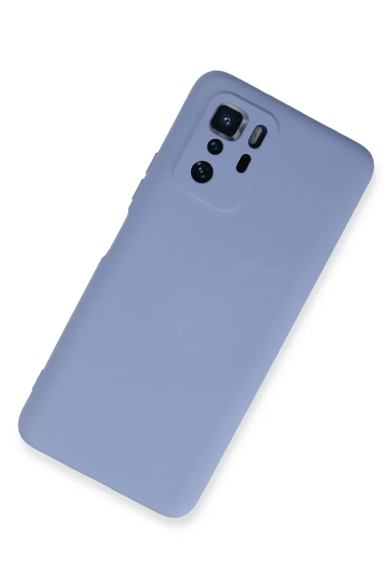 Newface Xiaomi Poco X3 GT Kılıf Nano içi Kadife Silikon - Lila