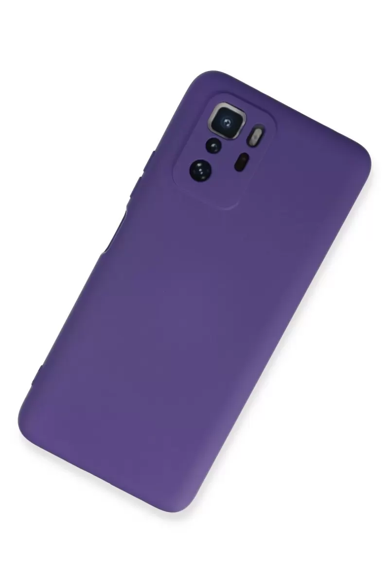 Newface Xiaomi Poco X3 GT Kılıf Nano içi Kadife Silikon - Mor
