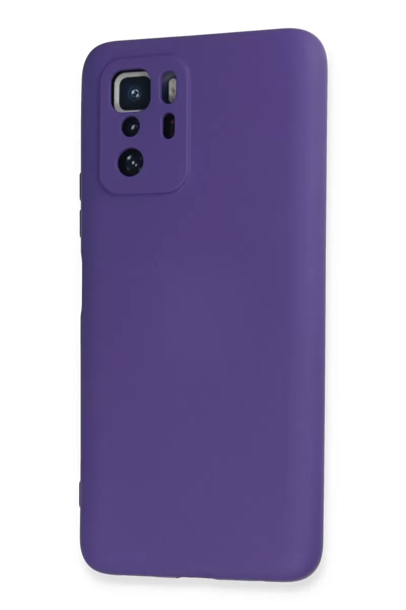 Newface Xiaomi Poco X3 GT Kılıf Nano içi Kadife Silikon - Mor