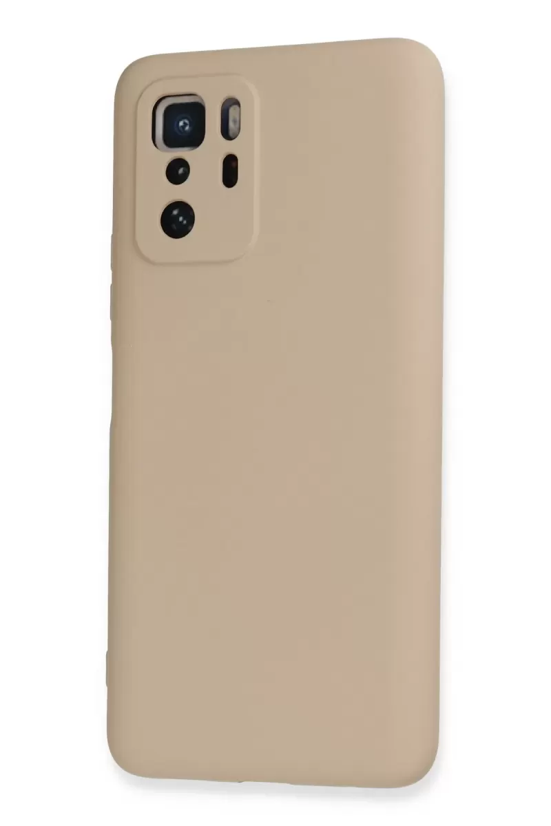 Newface Xiaomi Poco X3 GT Kılıf Nano içi Kadife Silikon - Pudra