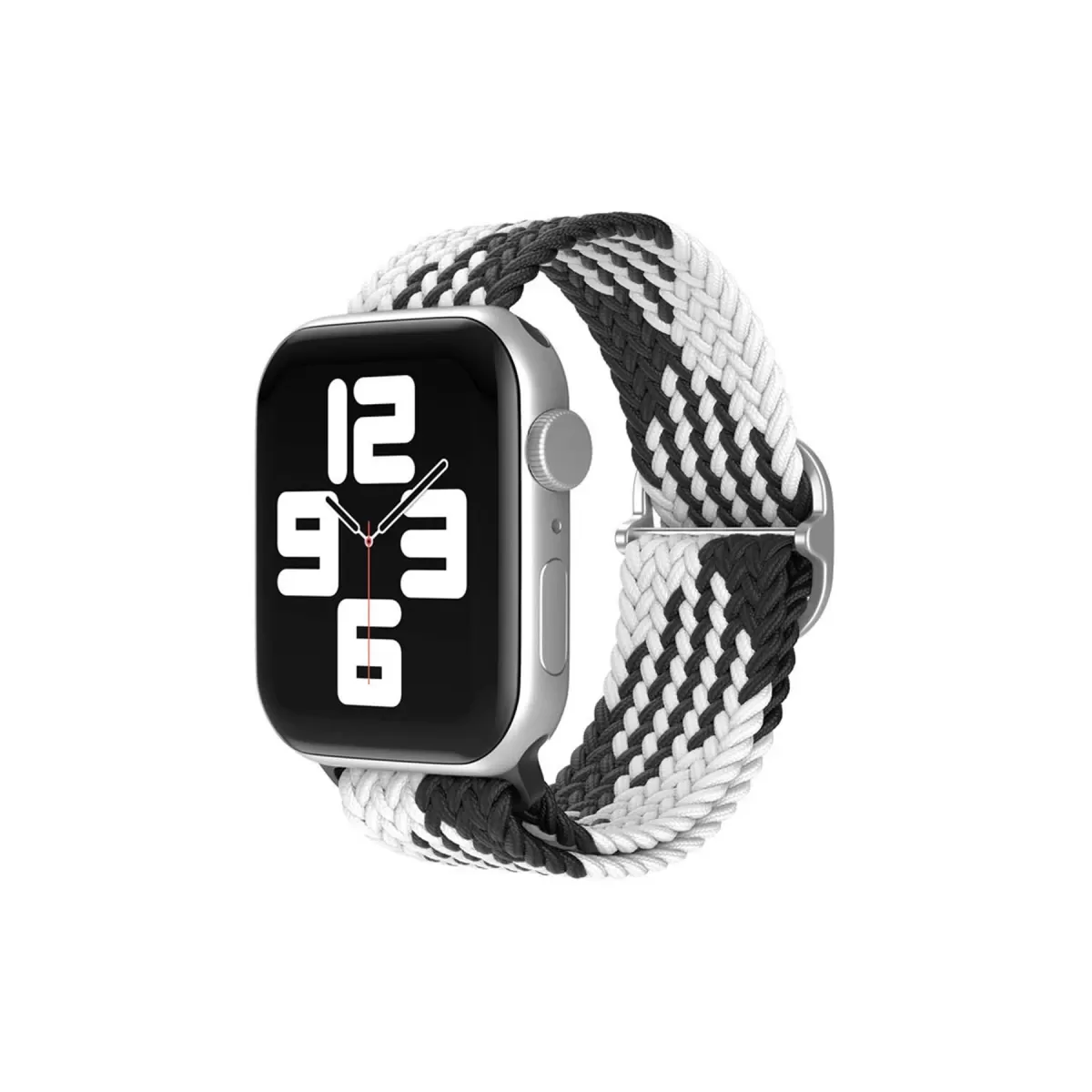 Newface Watch 22mm Star Kordon - Siyah-Beyaz