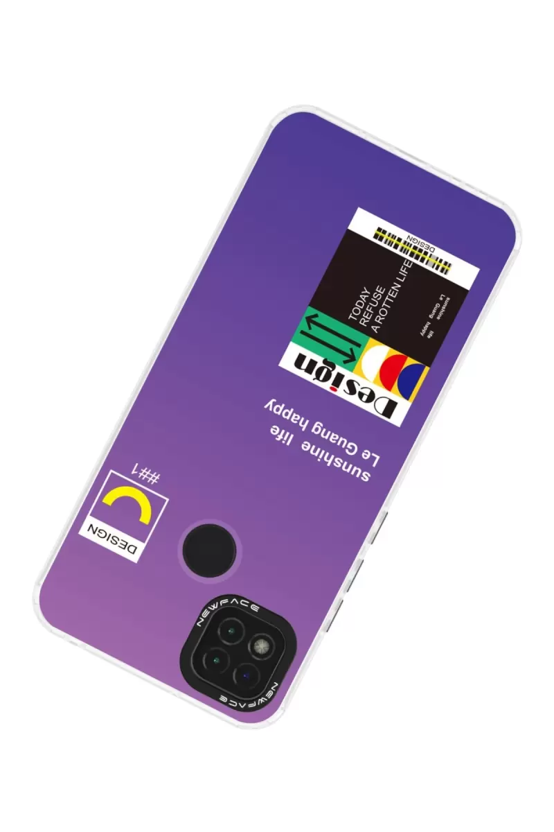 Newface Xiaomi Redmi 9C Kılıf Estoril Desenli Kapak - Estoril - 4