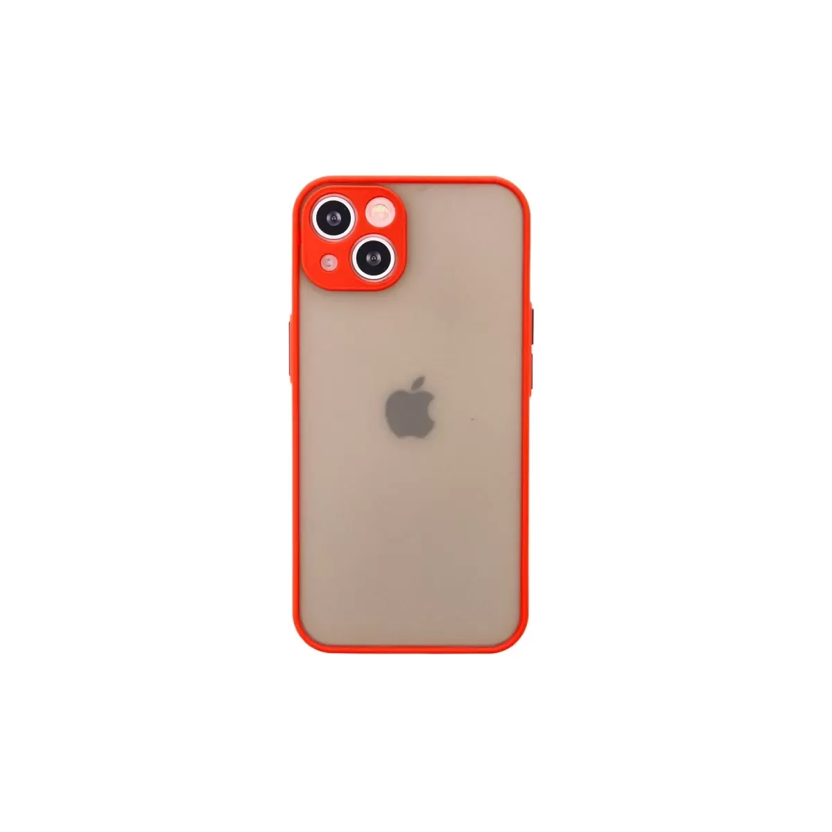 Newface Apple iPhone 13 Mini Kılıf Montreal Silikon Kapak - Kırmızı