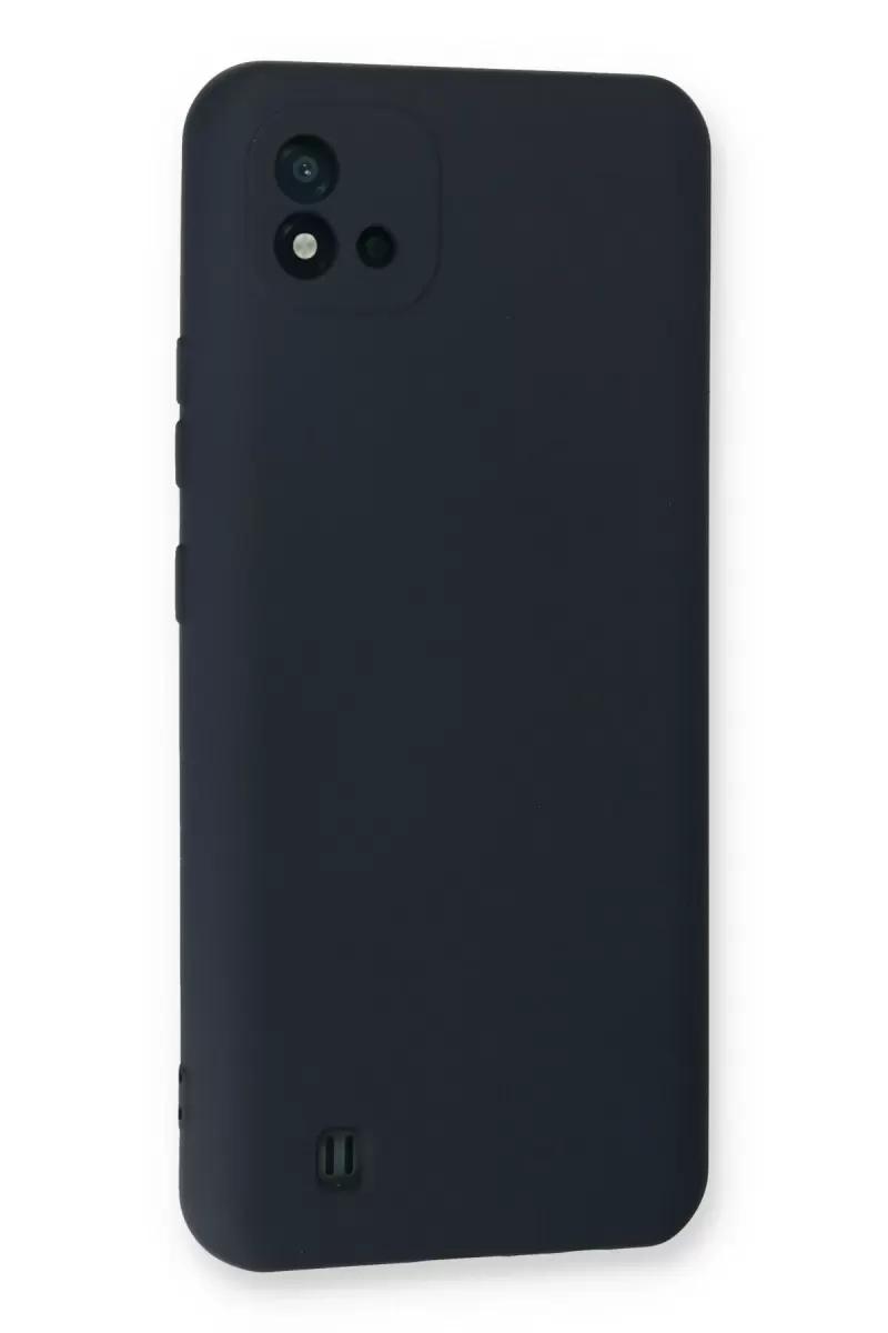 Newface Realme C11 2021 Kılıf Nano içi Kadife Silikon - Lacivert