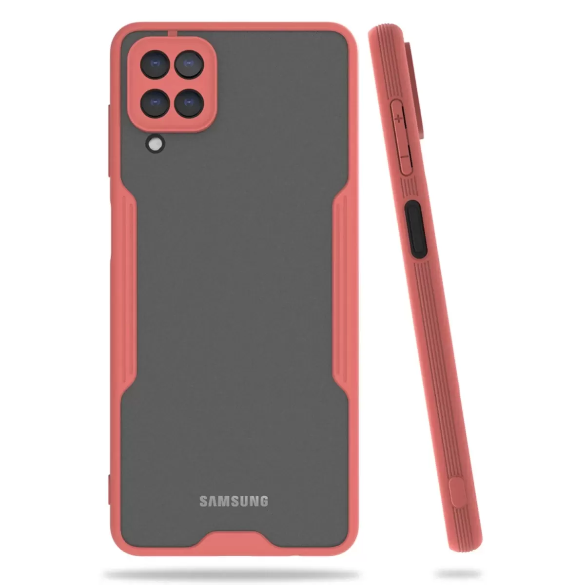 Newface Samsung Galaxy A22 Kılıf Platin Silikon - Pembe