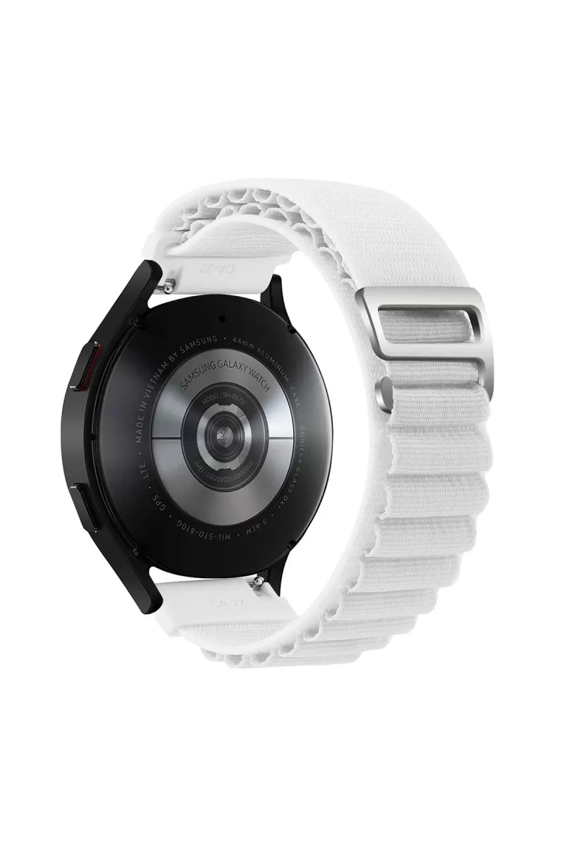 Newface Watch 22mm KR410 Kumaş Kordon - Beyaz
